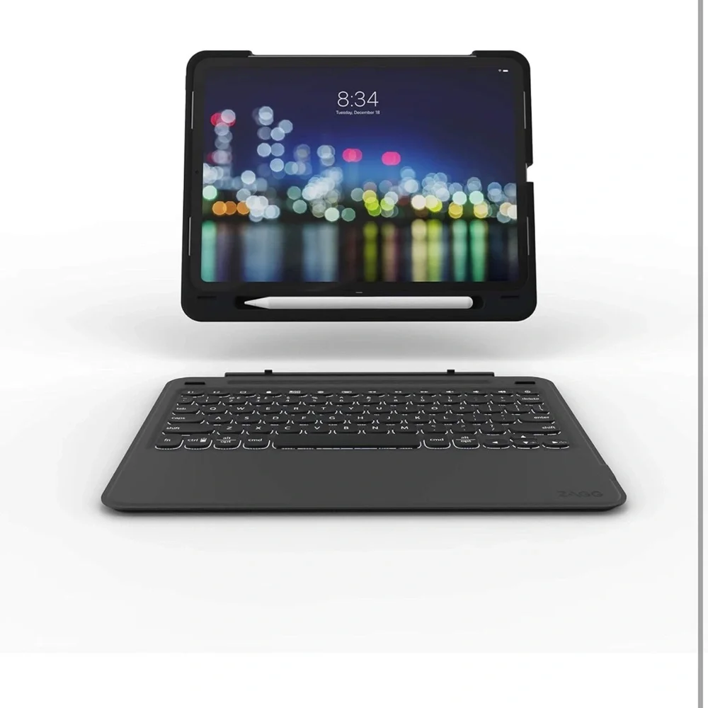 ZAGG Slim Book Go Wireless Keyboard Folio Case for Apple iPad Pro 11-inch Black